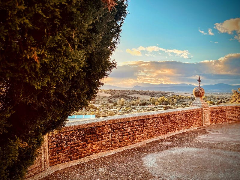 Tranquil view of Mentrida, Spain