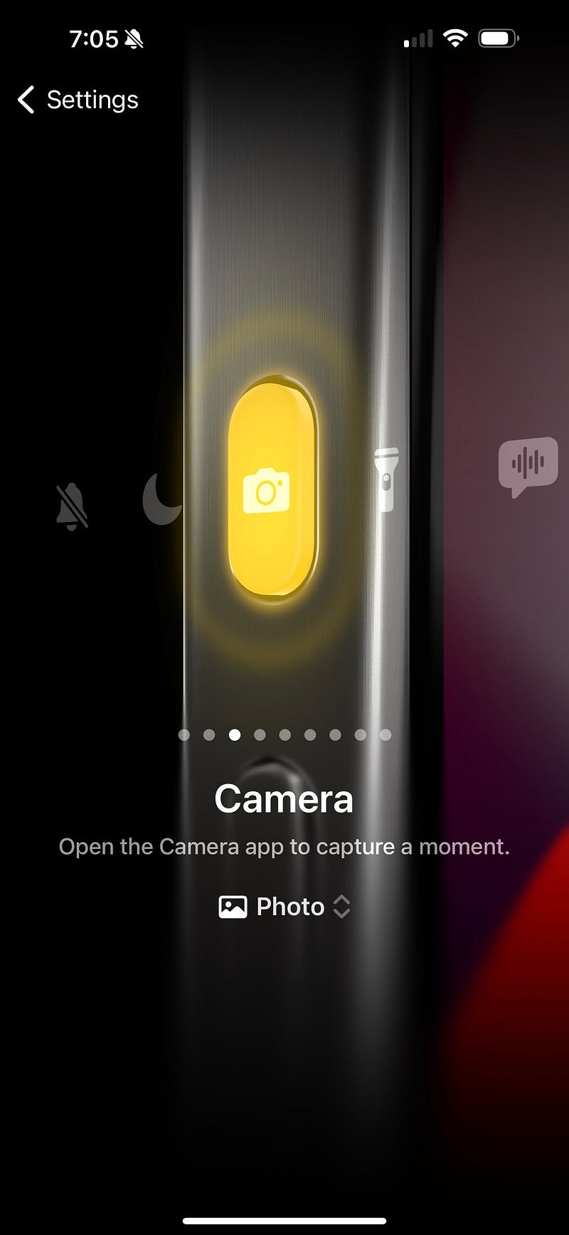 Program the Action Button for quick camera access