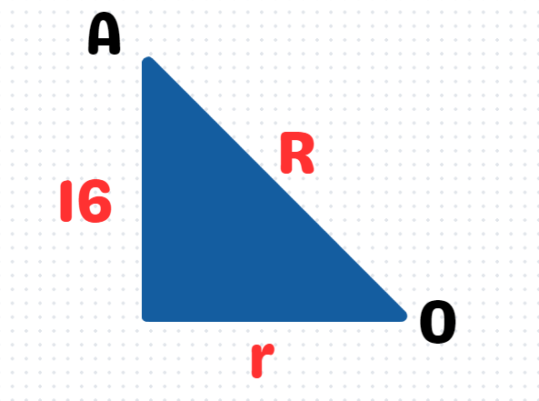 Calculation involving right-angled triangle