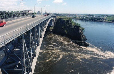 The fascinating Reversing Falls in Canada