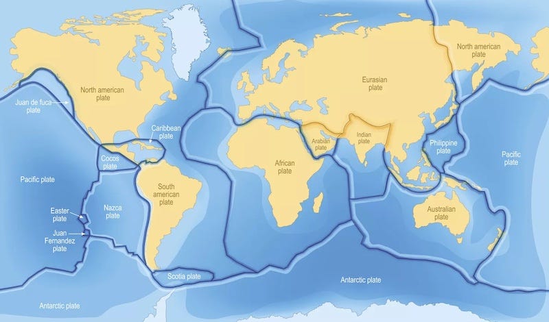 Map of the global Mid-Ocean Ridge System