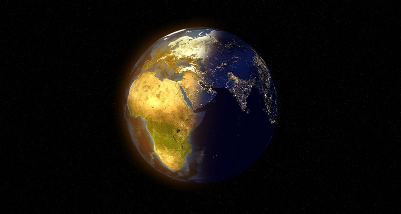 Ozone depletion illustration