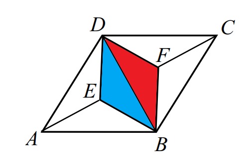 Diagram of the dissected rhombus