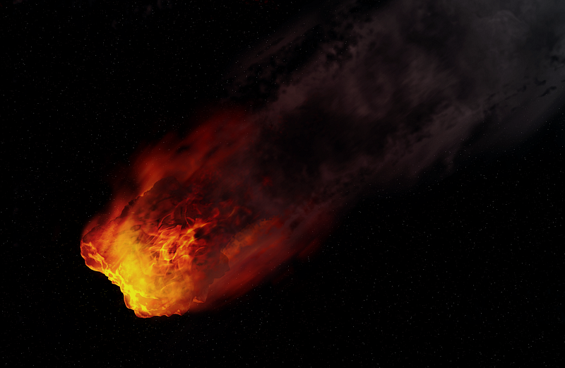 Asteroid impact scenario