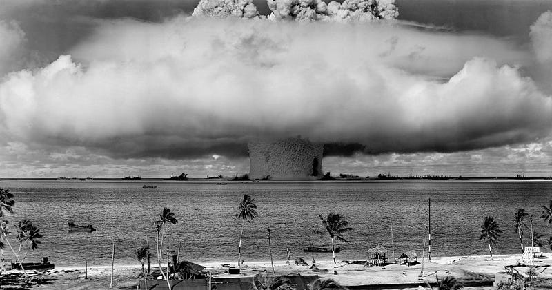 Nuclear bomb testing