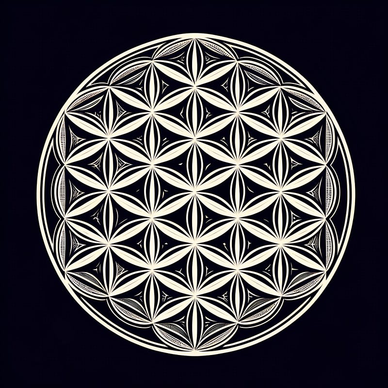 The Flower of Life's geometric beauty and significance