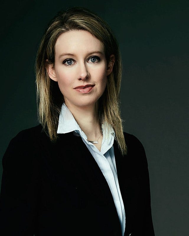 Elizabeth Holmes at a Theranos event