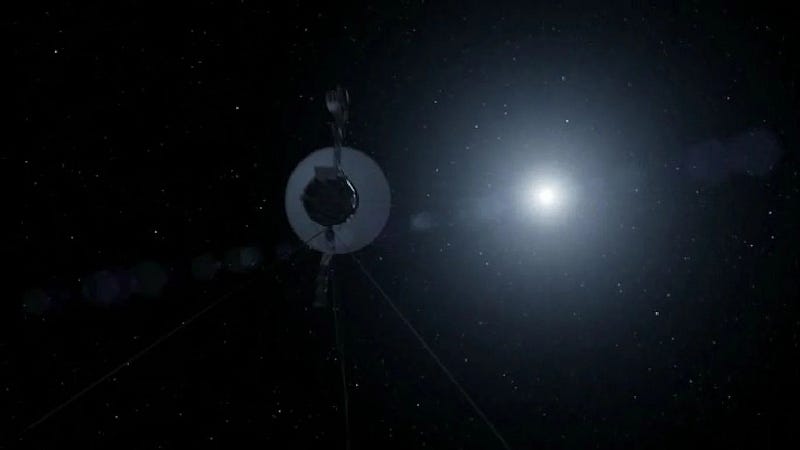 Artistic depiction of Voyager 2 nearing Sirius