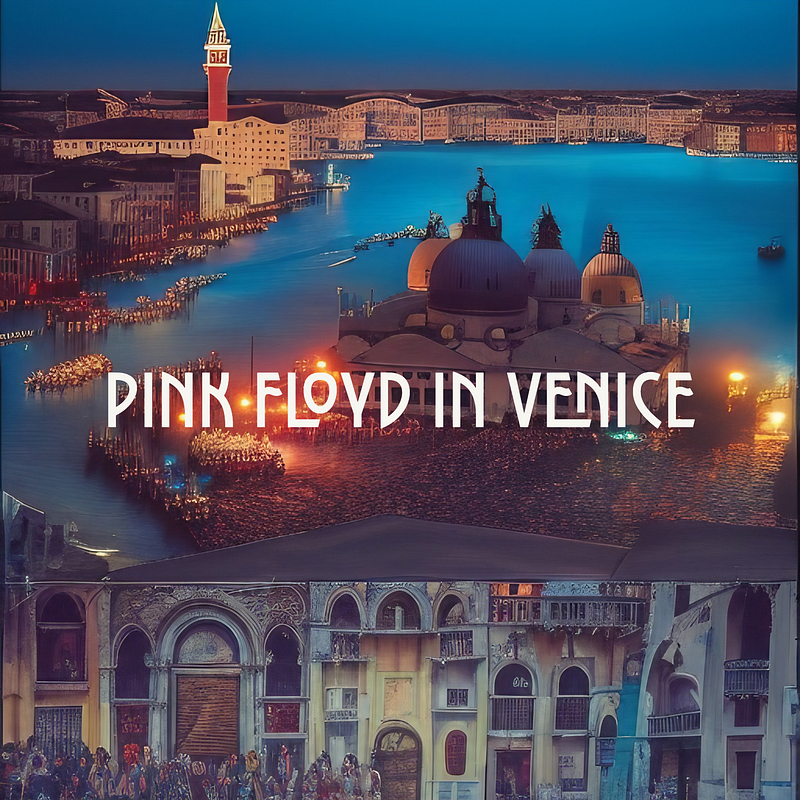 AI-generated cover art for Pink Floyd