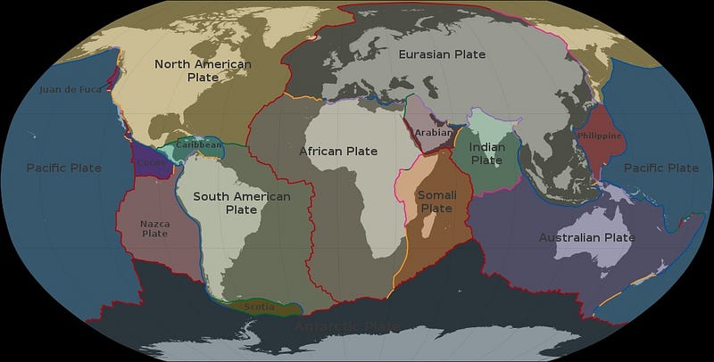 Earth's tectonic plates