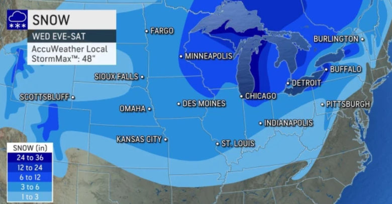 Hazardous travel conditions during bomb cyclones