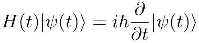 Schrödinger's equation illustration