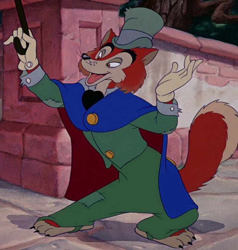 Honest Fox from Pinocchio