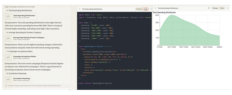 Claude Javascript Code