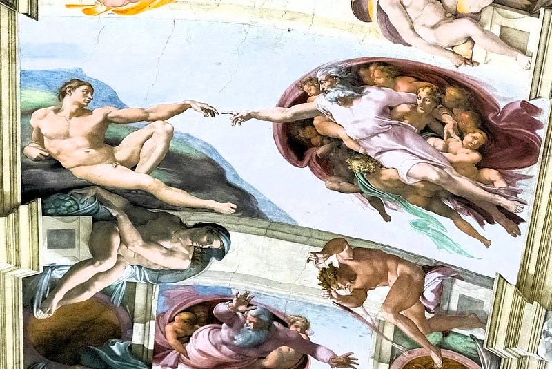 "Creation of Adam" | Image source: rawpixel (Creative Commons license)